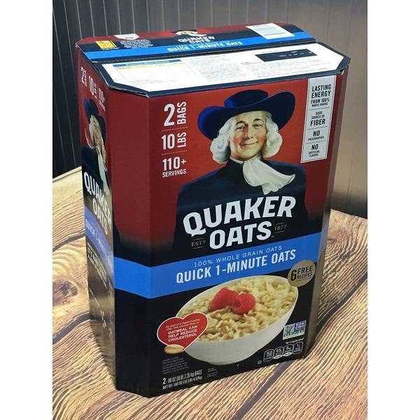 Yến mạch Quaker oats cán vỡ Mỹ 4.52kg